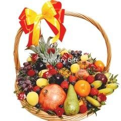 Большая фруктовая корзина от интернет магазина Deliverygift.ru