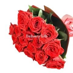 15 красных роз от Delivery Gift.