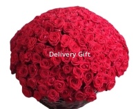 Корзина красных роз  от Delivery Gift.