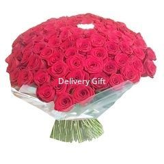 Букет 101 роза от Delivery Gift.